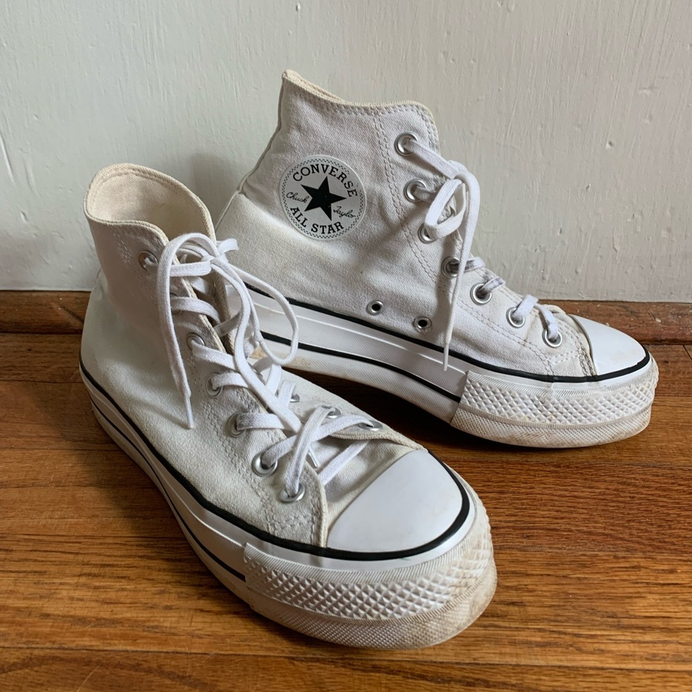 Platform high-top converse